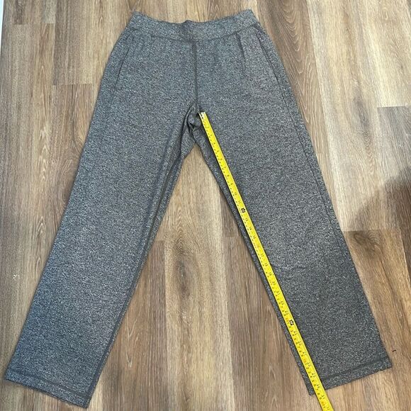 Lululemon Kung Fu Heathered Gray Black Sweat Pants Sz M - Picture 8 of 9